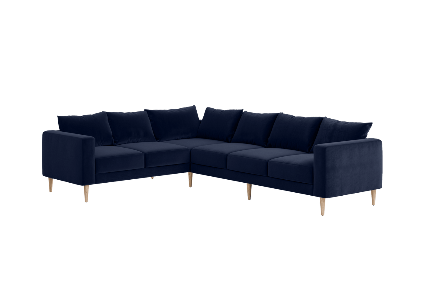 Sabai Design · The Essential Corner Sectional (6 Seat) in Recycled Velvet | socius design in Rochester, MN