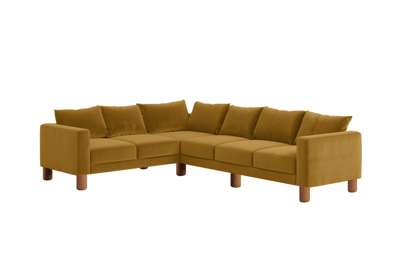 Sabai Design · The Essential Corner Sectional (6 Seat) in Recycled Velvet | socius design in Rochester, MN