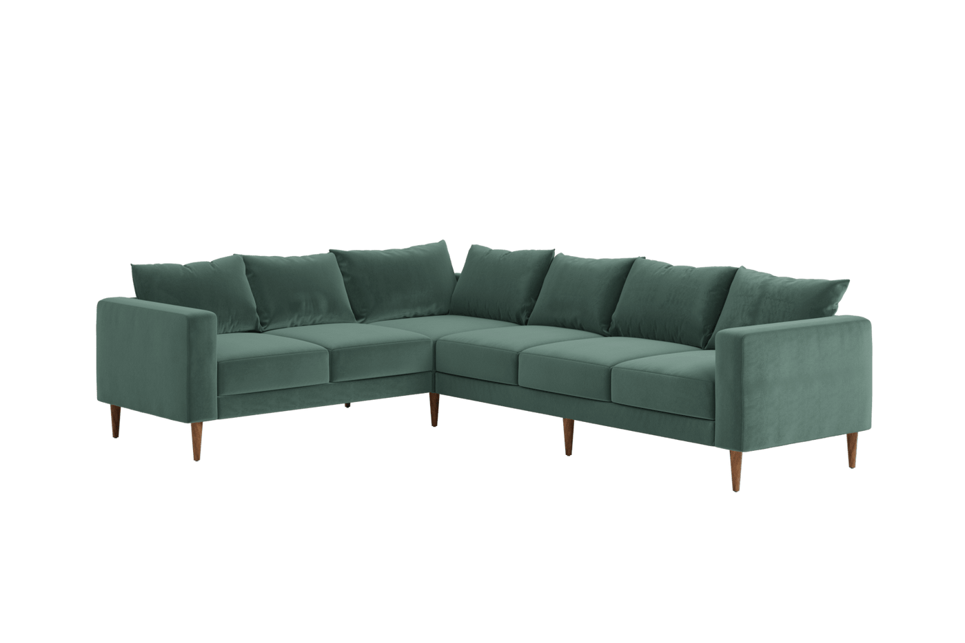 Sabai Design · The Essential Corner Sectional (6 Seat) in Recycled Velvet | socius design in Rochester, MN