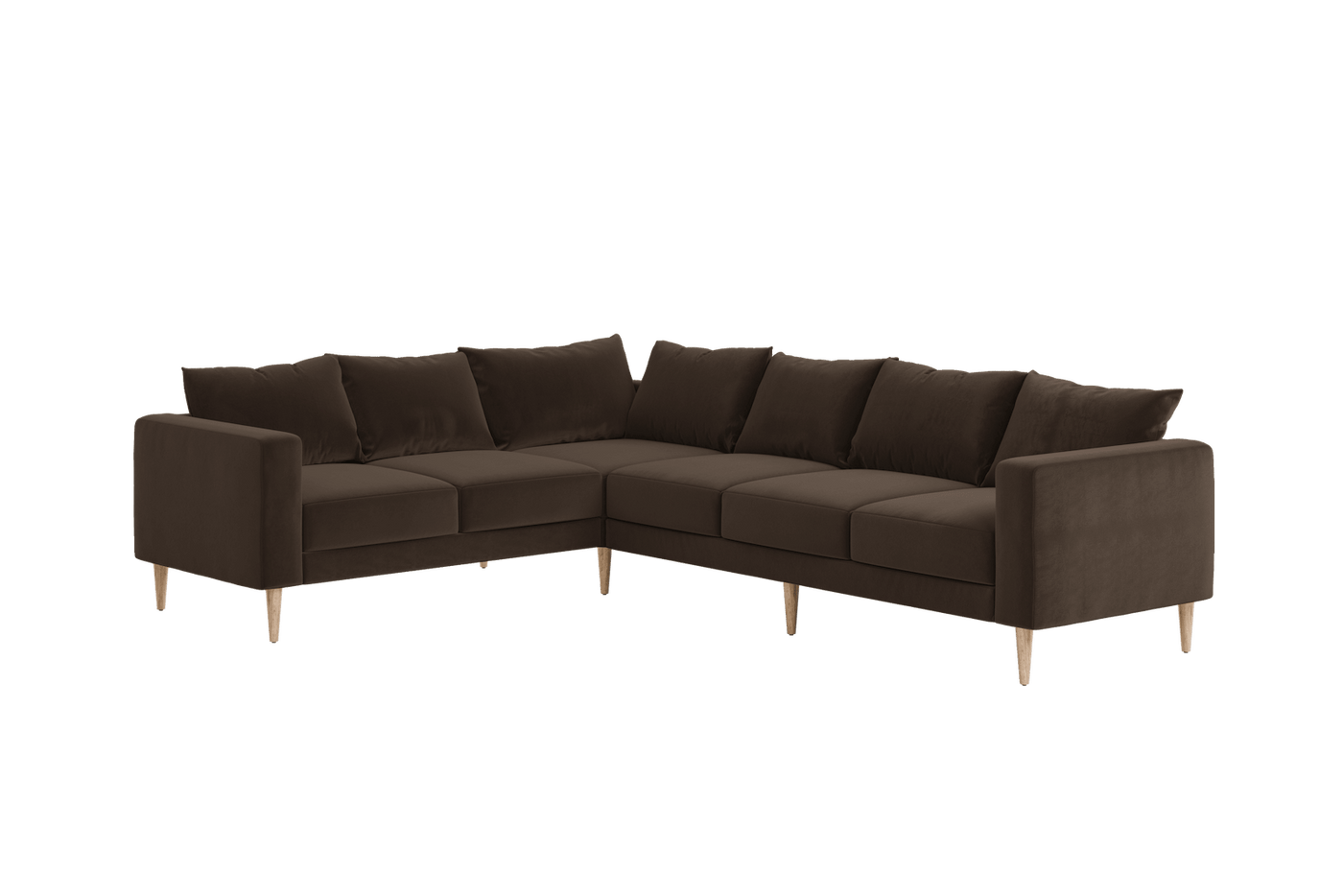 Sabai Design · The Essential Corner Sectional (6 Seat) in Recycled Velvet | socius design in Rochester, MN