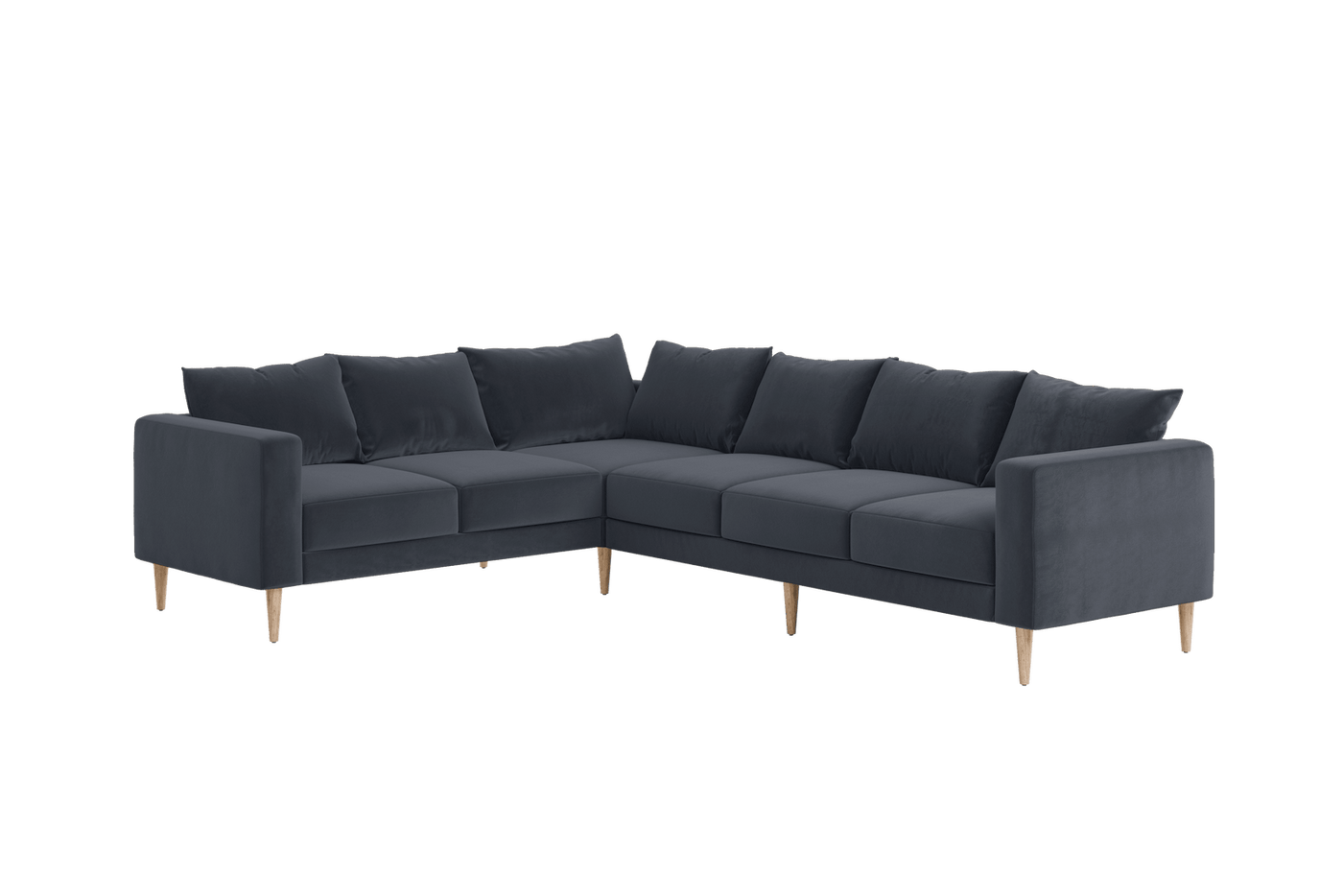 Sabai Design · The Essential Corner Sectional (6 Seat) in Recycled Velvet | socius design in Rochester, MN