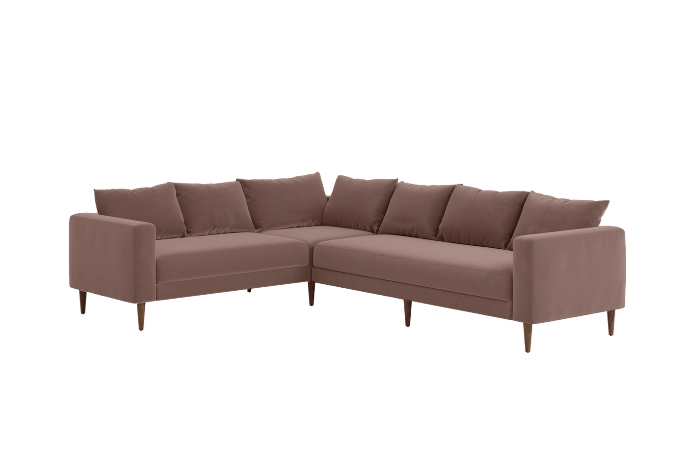 Sabai Design · The Essential Corner Sectional (6 Seat) in Recycled Velvet | socius design in Rochester, MN