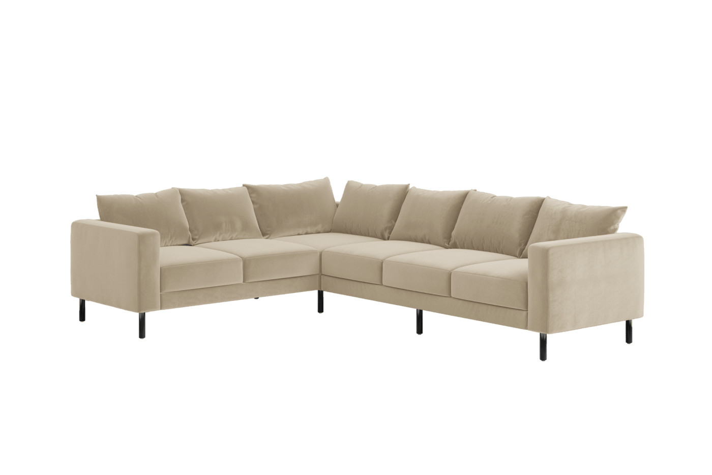 Sabai Design · The Essential Corner Sectional (6 Seat) in Recycled Velvet | socius design in Rochester, MN