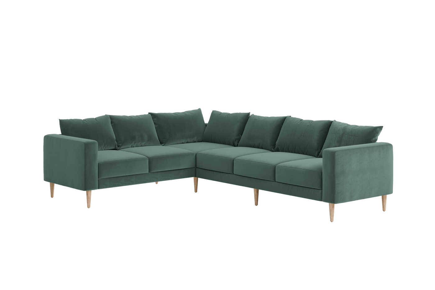 Sabai Design · The Essential Corner Sectional (6 Seat) in Recycled Velvet | socius design in Rochester, MN