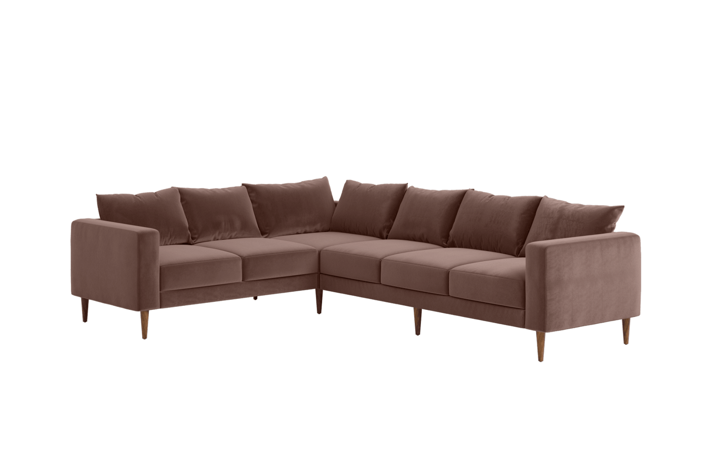 Sabai Design · The Essential Corner Sectional (6 Seat) in Recycled Velvet | socius design in Rochester, MN