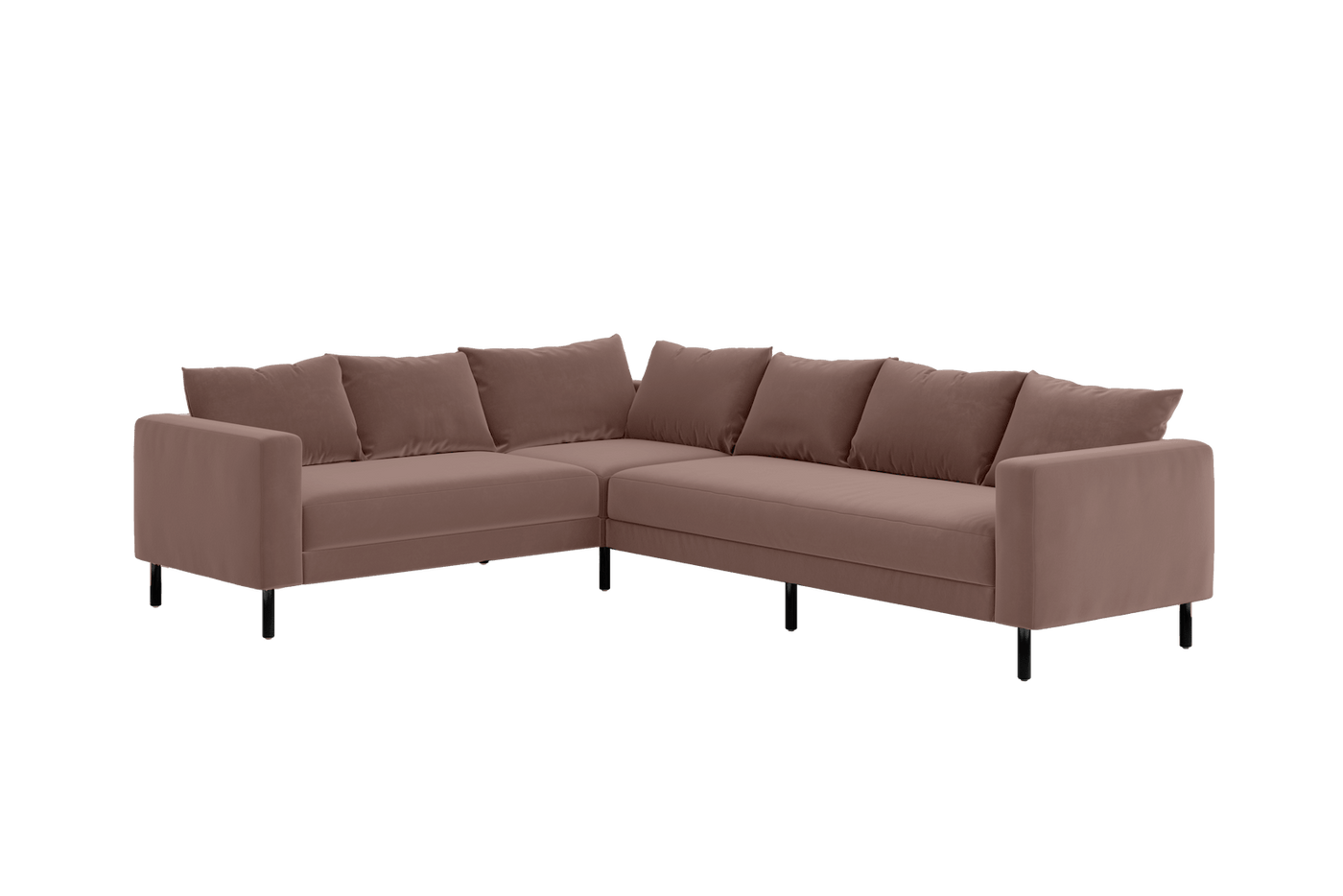Sabai Design · The Essential Corner Sectional (6 Seat) in Recycled Velvet | socius design in Rochester, MN