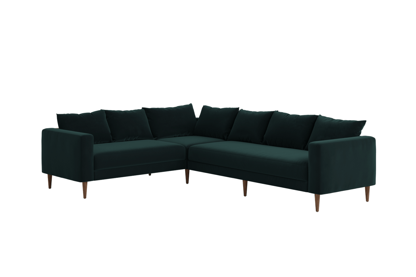 Sabai Design · The Essential Corner Sectional (6 Seat) in Recycled Velvet | socius design in Rochester, MN