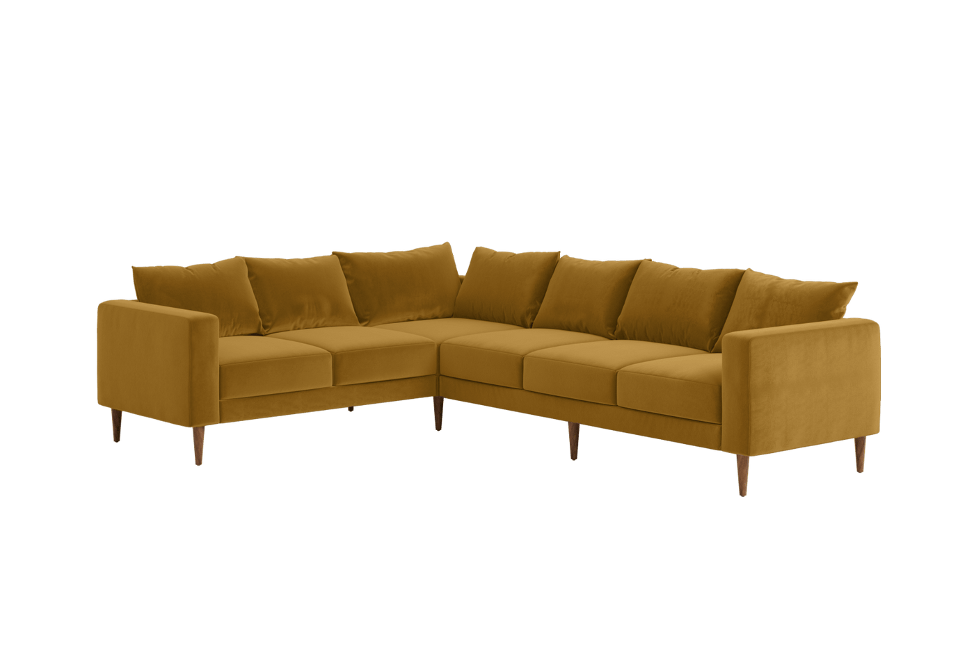 Sabai Design · The Essential Corner Sectional (6 Seat) in Recycled Velvet | socius design in Rochester, MN