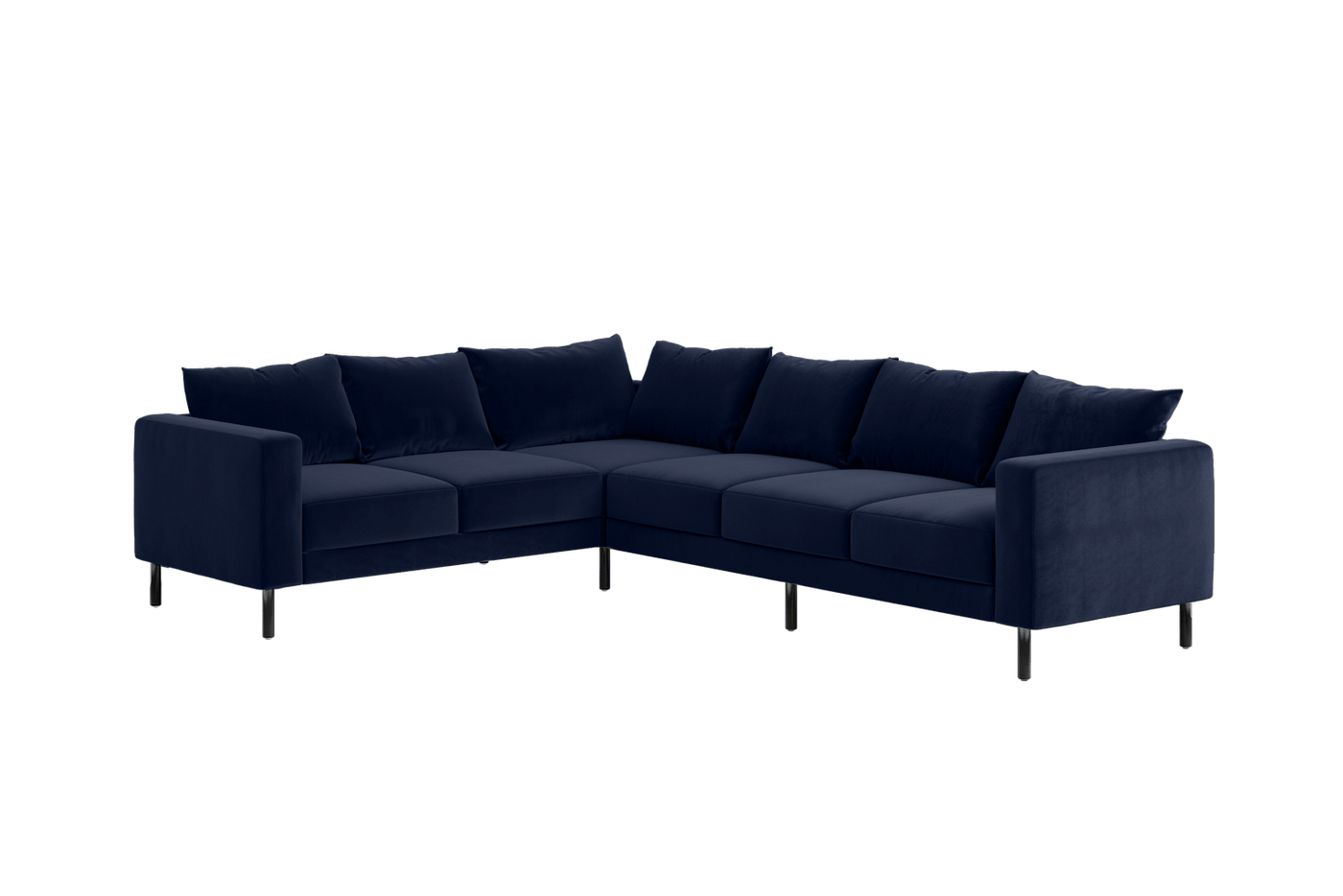 Sabai Design · The Essential Corner Sectional (6 Seat) in Recycled Velvet | socius design in Rochester, MN