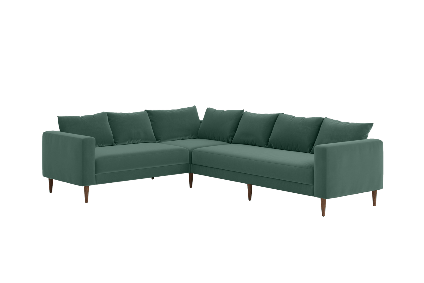 Sabai Design · The Essential Corner Sectional (6 Seat) in Recycled Velvet | socius design in Rochester, MN