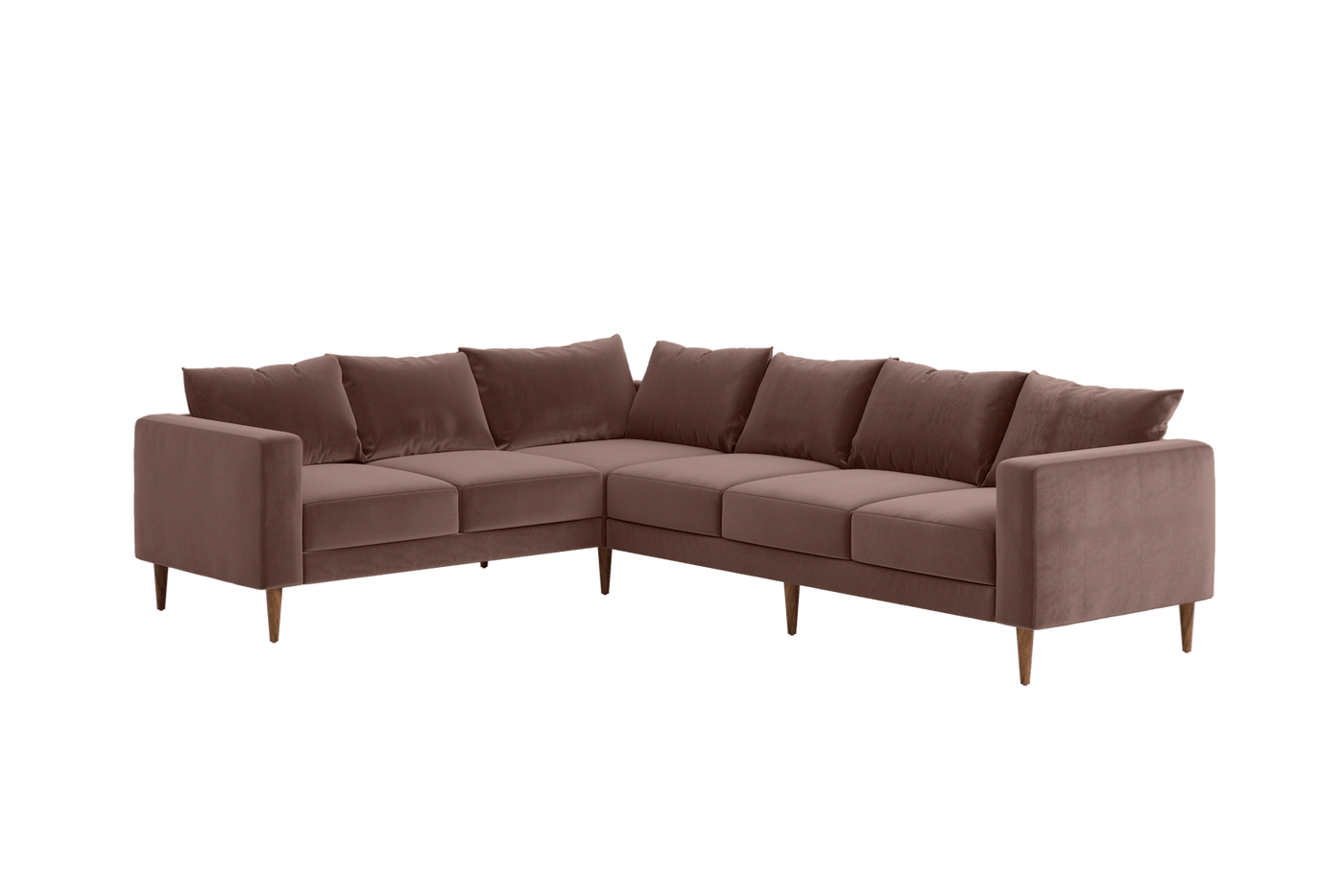 Sabai Design · The Essential Corner Sectional (6 Seat) in Recycled Velvet | socius design in Rochester, MN