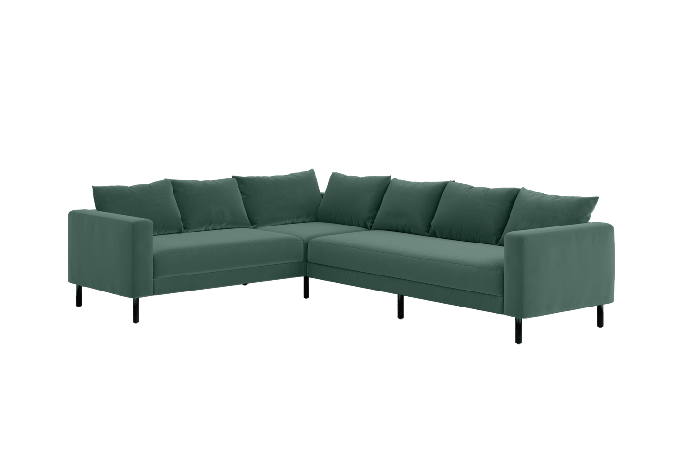 Sabai Design · The Essential Corner Sectional (6 Seat) in Recycled Velvet | socius design in Rochester, MN
