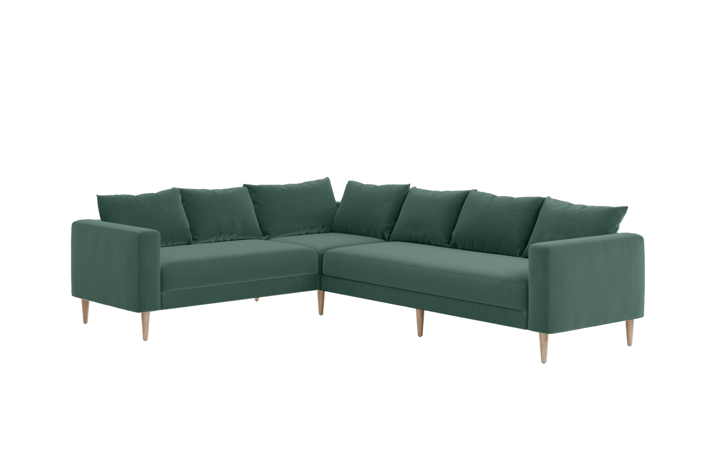 Sabai Design · The Essential Corner Sectional (6 Seat) in Recycled Velvet | socius design in Rochester, MN
