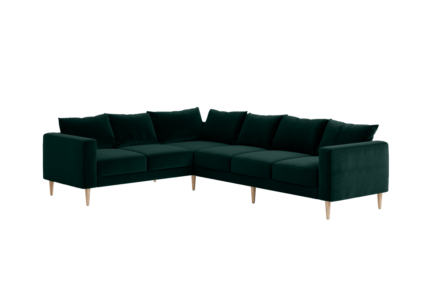 Sabai Design · The Essential Corner Sectional (6 Seat) in Recycled Velvet | socius design in Rochester, MN