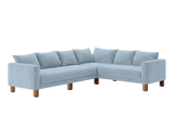 Sabai Design · The Essential Corner Sectional (6 Seat) in Recycled Velvet | socius design in Rochester, MN