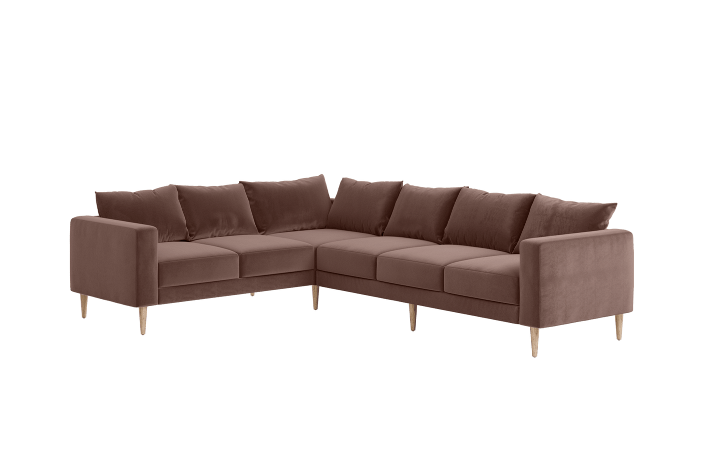 Sabai Design · The Essential Corner Sectional (6 Seat) in Recycled Velvet | socius design in Rochester, MN