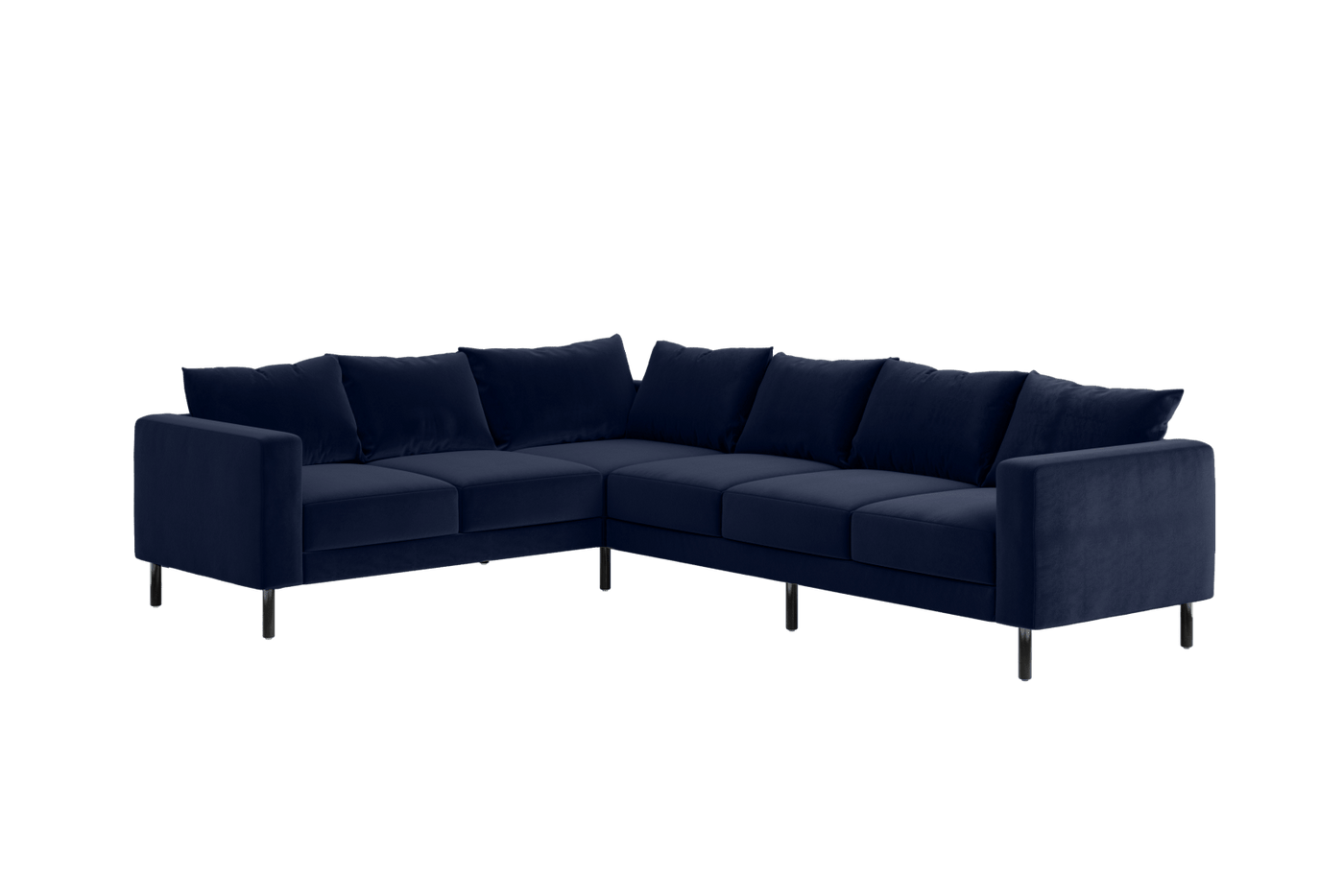 Sabai Design · The Essential Corner Sectional (6 Seat) in Recycled Velvet | socius design in Rochester, MN