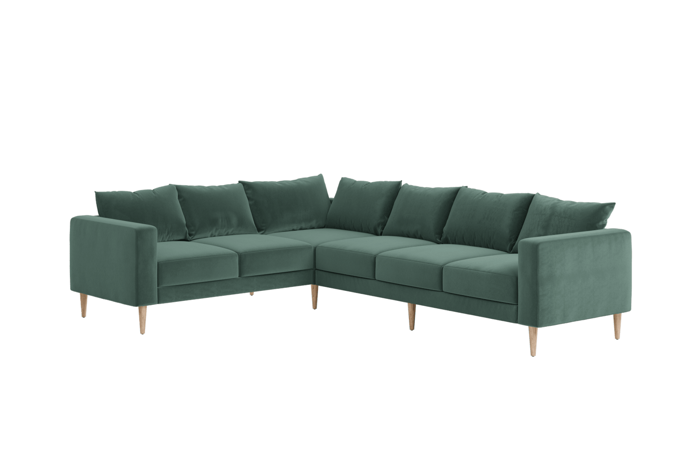 Sabai Design · The Essential Corner Sectional (6 Seat) in Recycled Velvet | socius design in Rochester, MN