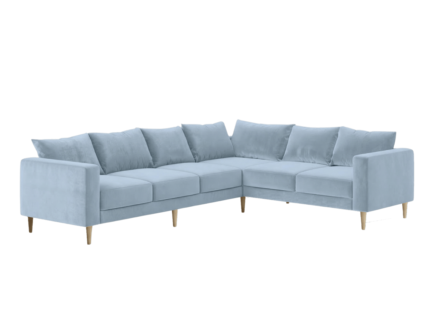 Sabai Design · The Essential Corner Sectional (6 Seat) in Recycled Velvet | socius design in Rochester, MN