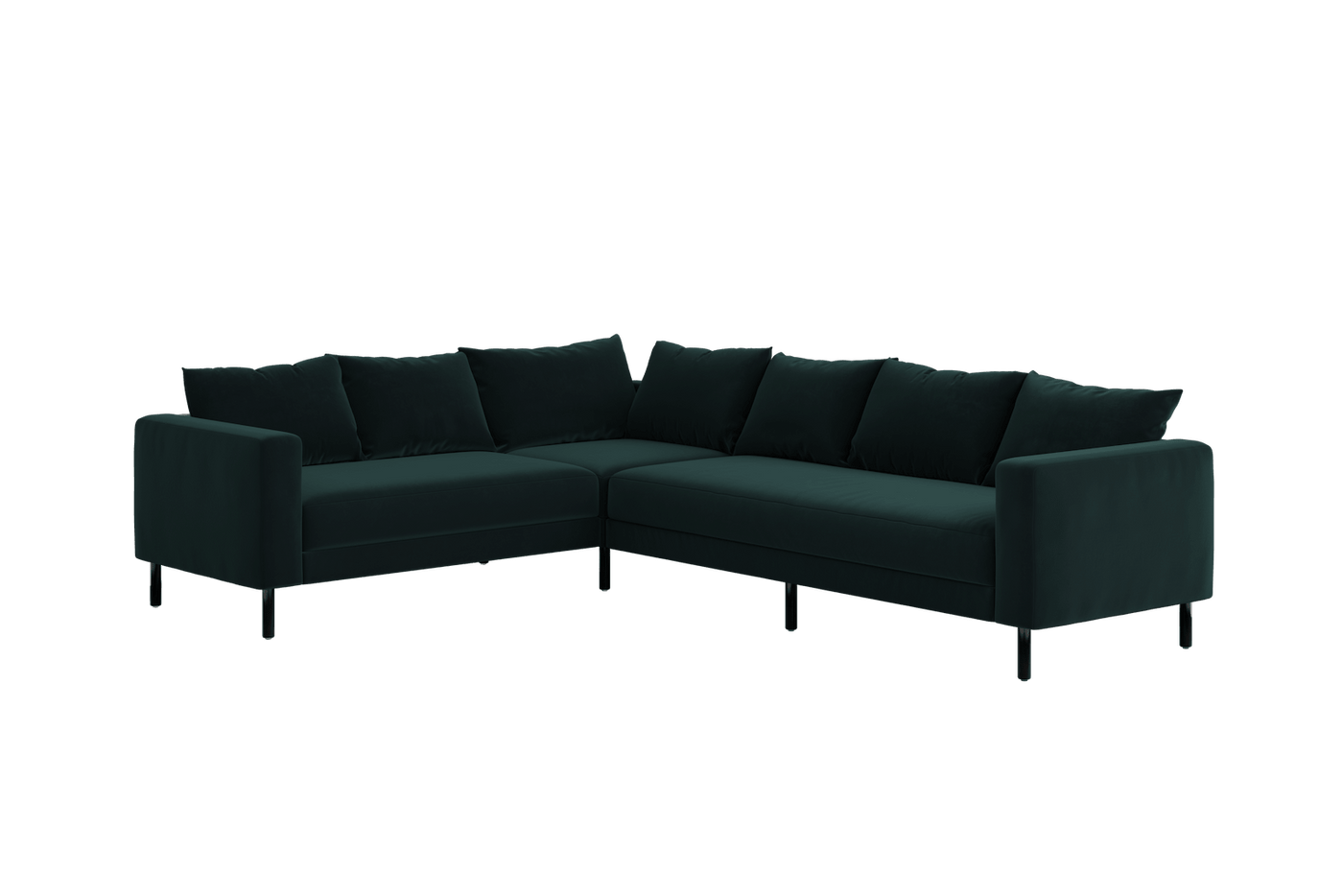 Sabai Design · The Essential Corner Sectional (6 Seat) in Recycled Velvet | socius design in Rochester, MN