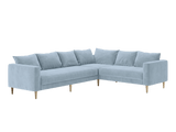 Sabai Design · The Essential Corner Sectional (6 Seat) in Recycled Velvet | socius design in Rochester, MN