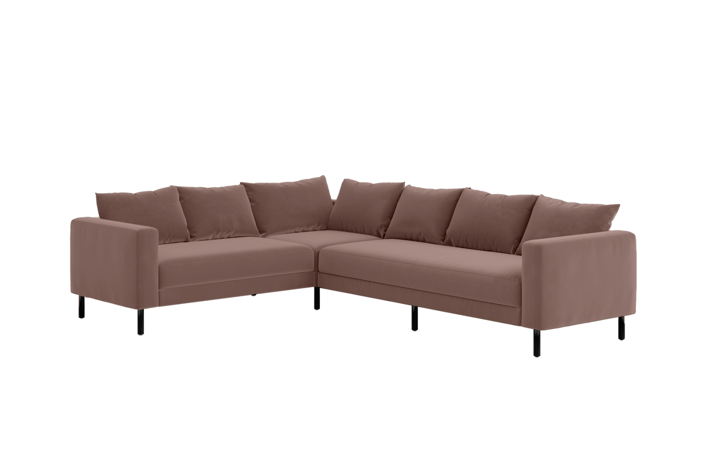 Sabai Design · The Essential Corner Sectional (6 Seat) in Recycled Velvet | socius design in Rochester, MN