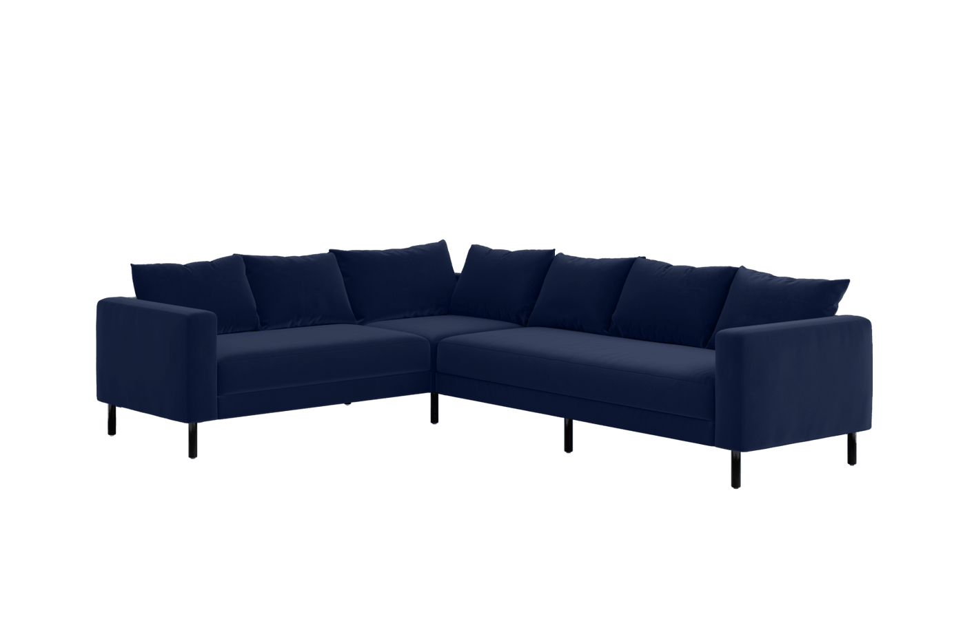 Sabai Design · The Essential Corner Sectional (6 Seat) in Recycled Velvet | socius design in Rochester, MN