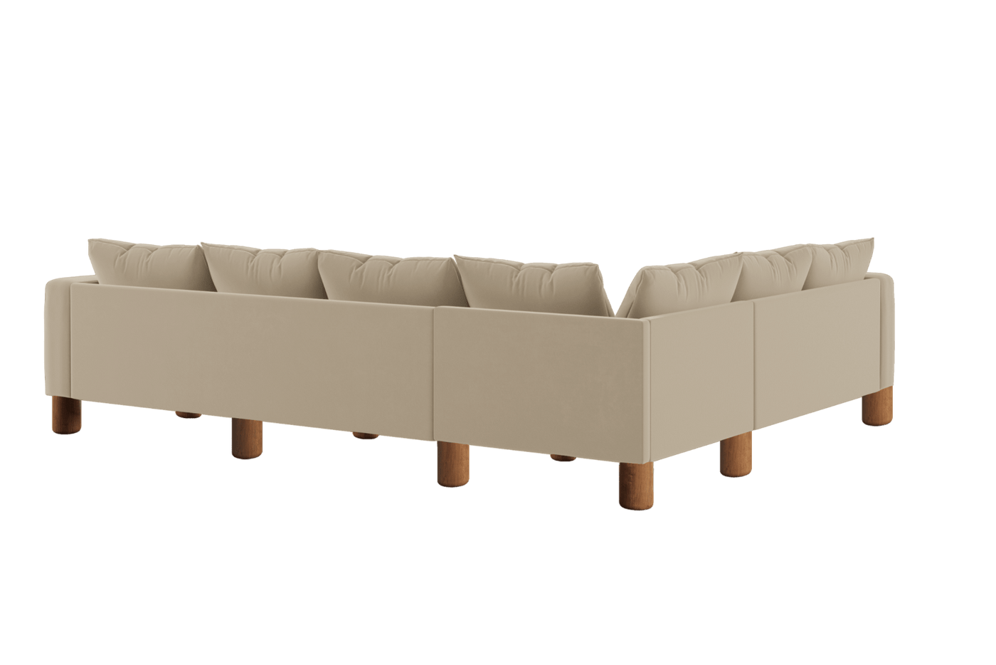 Sabai Design · The Essential Corner Sectional (6 Seat) in Recycled Velvet | socius design in Rochester, MN
