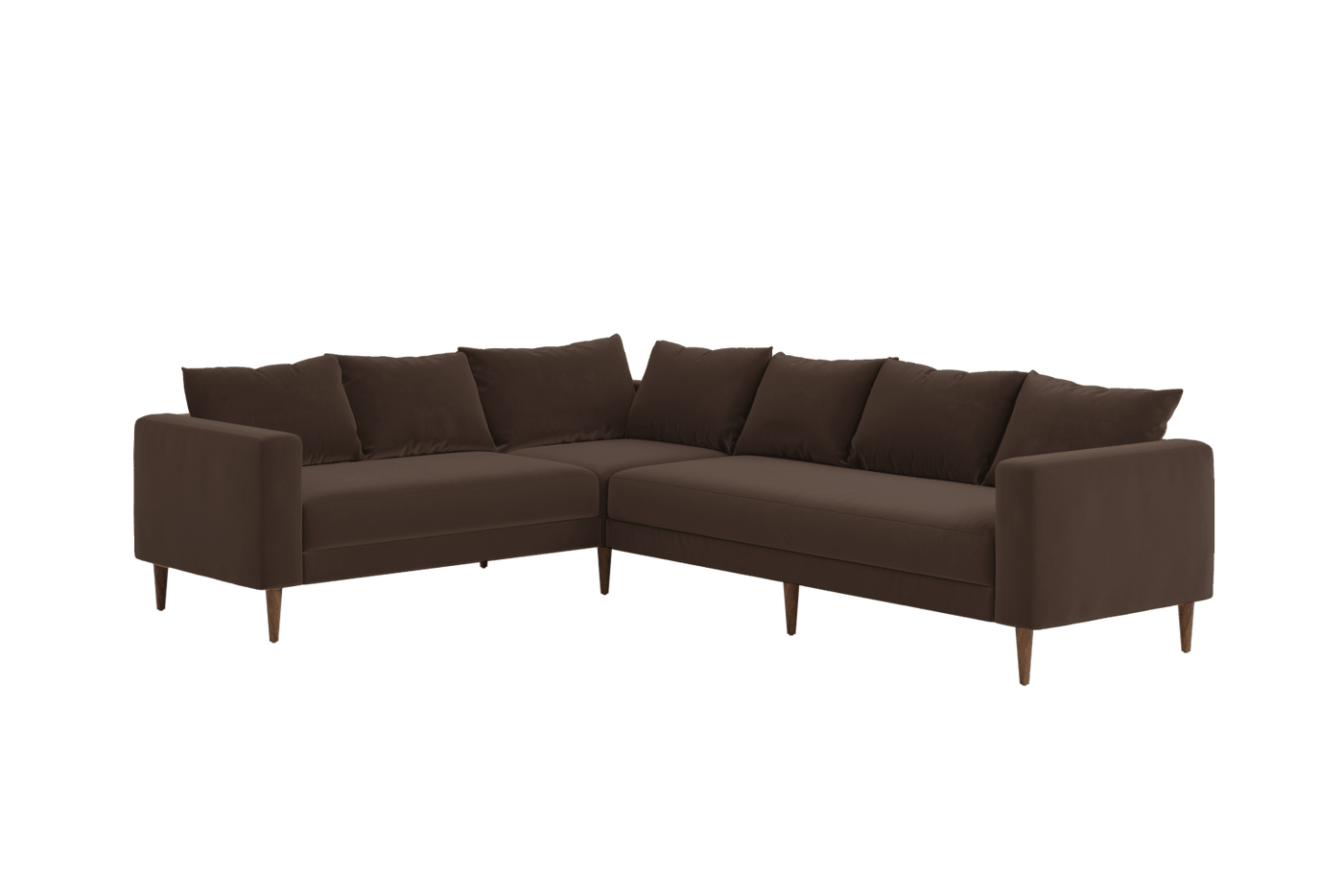 Sabai Design · The Essential Corner Sectional (6 Seat) in Recycled Velvet | socius design in Rochester, MN