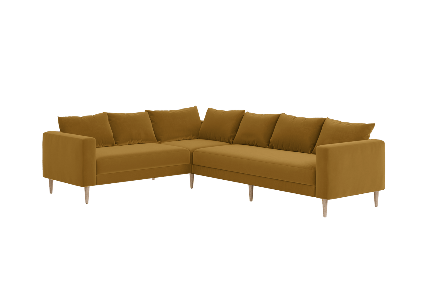 Sabai Design · The Essential Corner Sectional (6 Seat) in Recycled Velvet | socius design in Rochester, MN