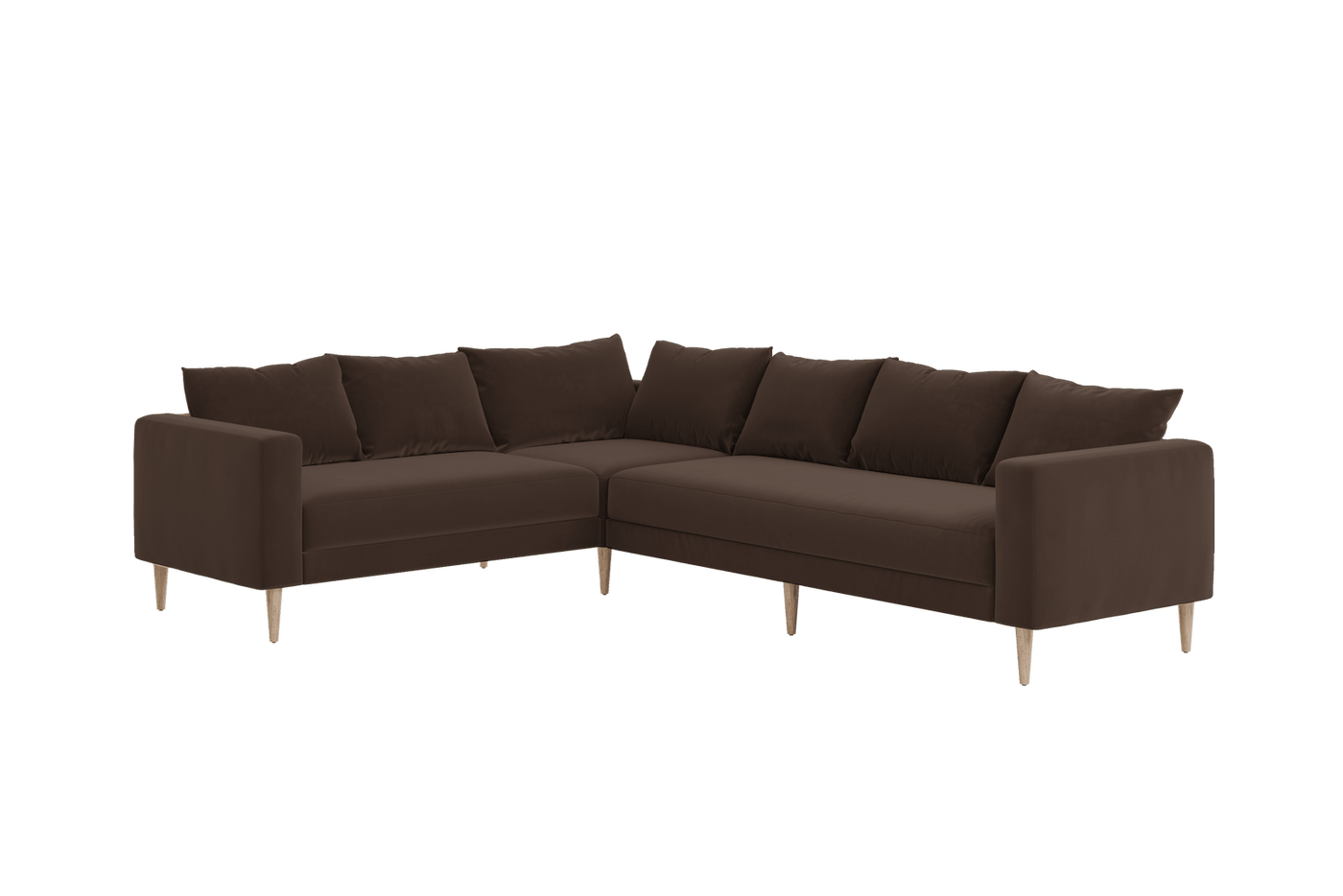Sabai Design · The Essential Corner Sectional (6 Seat) in Recycled Velvet | socius design in Rochester, MN