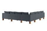 Sabai Design · The Essential Corner Sectional (7 Seat) in Recycled Velvet | socius design in Rochester, MN