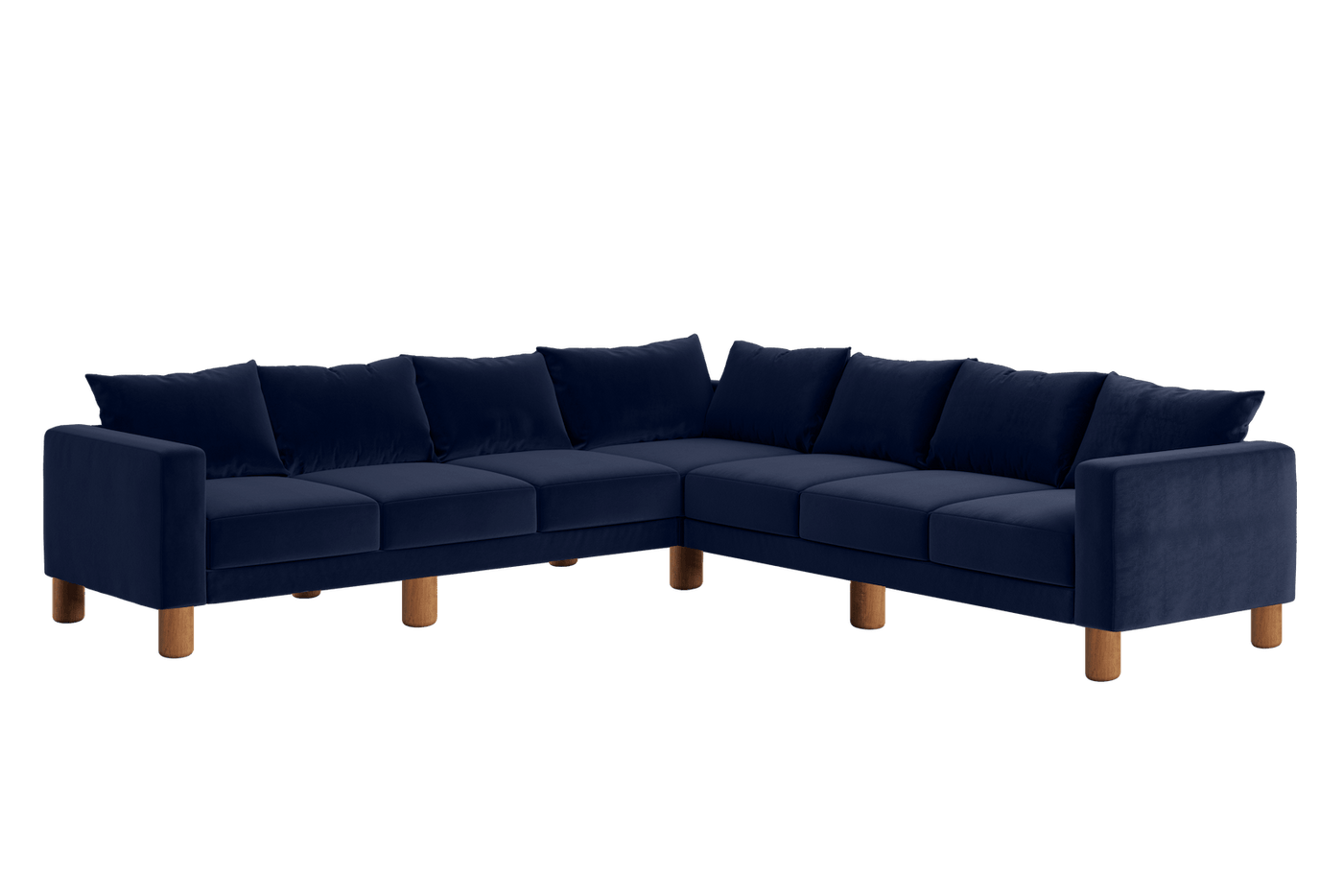 Sabai Design · The Essential Corner Sectional (7 Seat) in Recycled Velvet | socius design in Rochester, MN