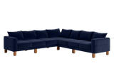 Sabai Design · The Essential Corner Sectional (7 Seat) in Recycled Velvet | socius design in Rochester, MN