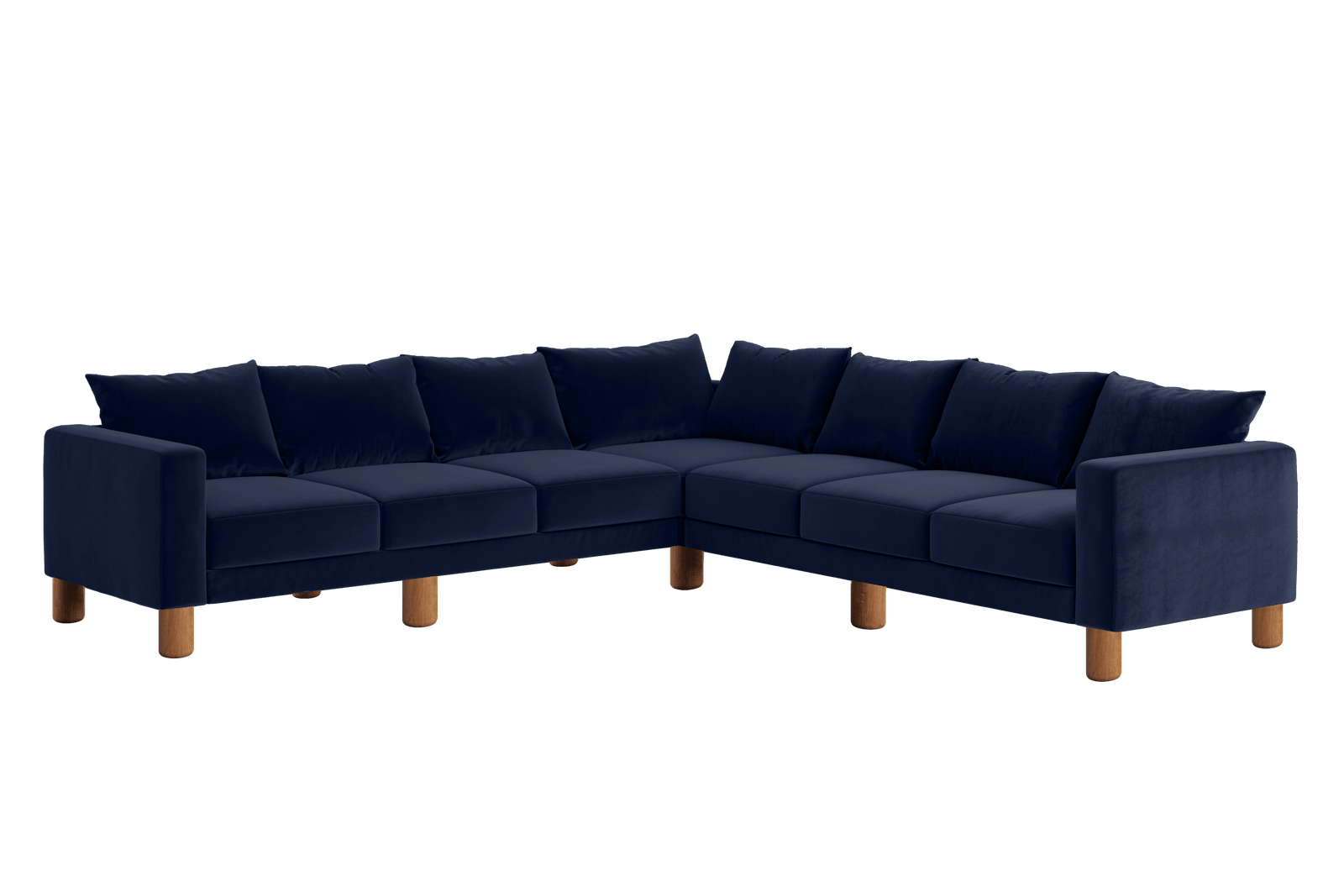Sabai Design · The Essential Corner Sectional (7 Seat) in Recycled Velvet | socius design in Rochester, MN