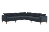 Sabai Design · The Essential Corner Sectional (7 Seat) in Recycled Velvet | socius design in Rochester, MN