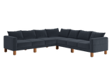 Sabai Design · The Essential Corner Sectional (7 Seat) in Recycled Velvet | socius design in Rochester, MN