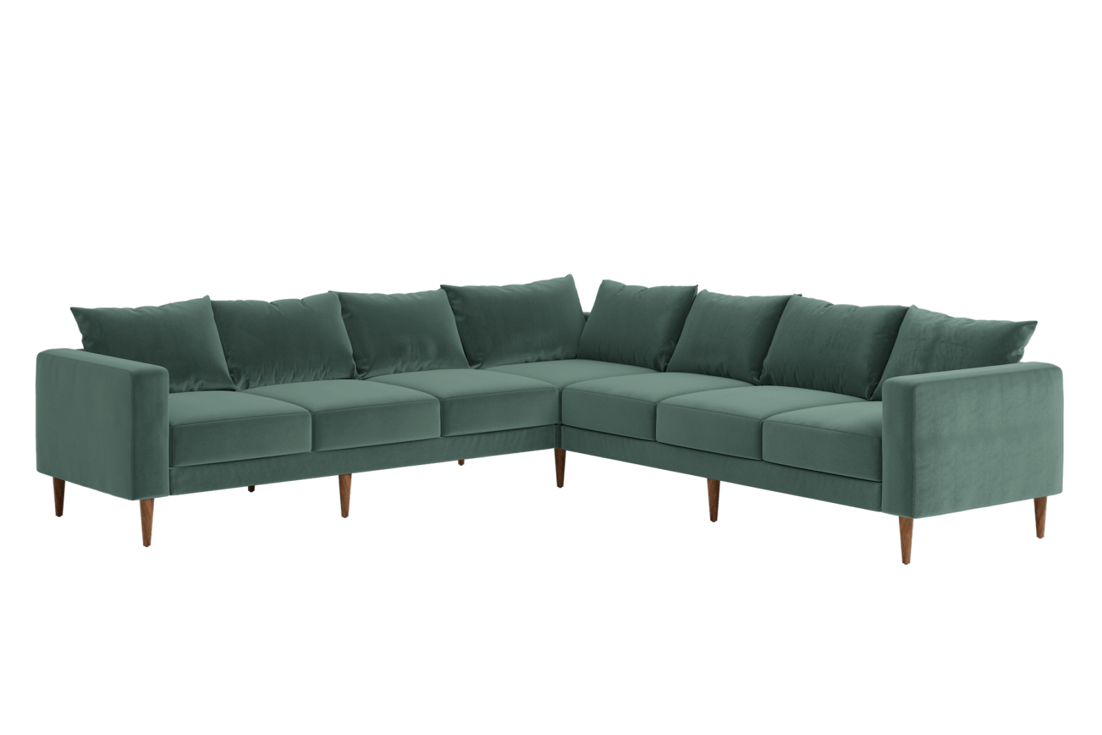 Sabai Design · The Essential Corner Sectional (7 Seat) in Recycled Velvet | socius design in Rochester, MN