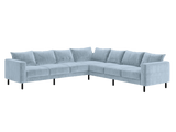 Sabai Design · The Essential Corner Sectional (7 Seat) in Recycled Velvet | socius design in Rochester, MN