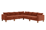 Sabai Design · The Essential Corner Sectional (7 Seat) in Recycled Velvet | socius design in Rochester, MN