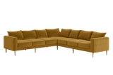 Sabai Design · The Essential Corner Sectional (7 Seat) in Recycled Velvet | socius design in Rochester, MN