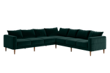 Sabai Design · The Essential Corner Sectional (7 Seat) in Recycled Velvet | socius design in Rochester, MN