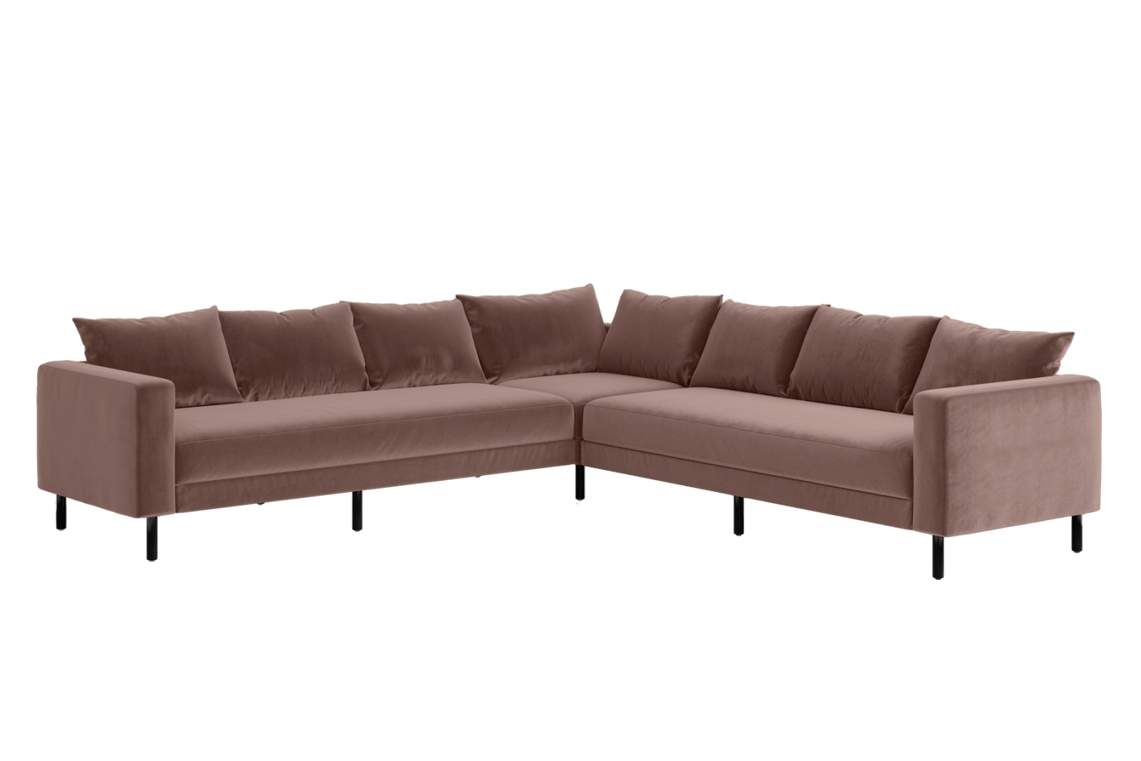 Sabai Design · The Essential Corner Sectional (7 Seat) in Recycled Velvet | socius design in Rochester, MN