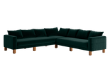Sabai Design · The Essential Corner Sectional (7 Seat) in Recycled Velvet | socius design in Rochester, MN