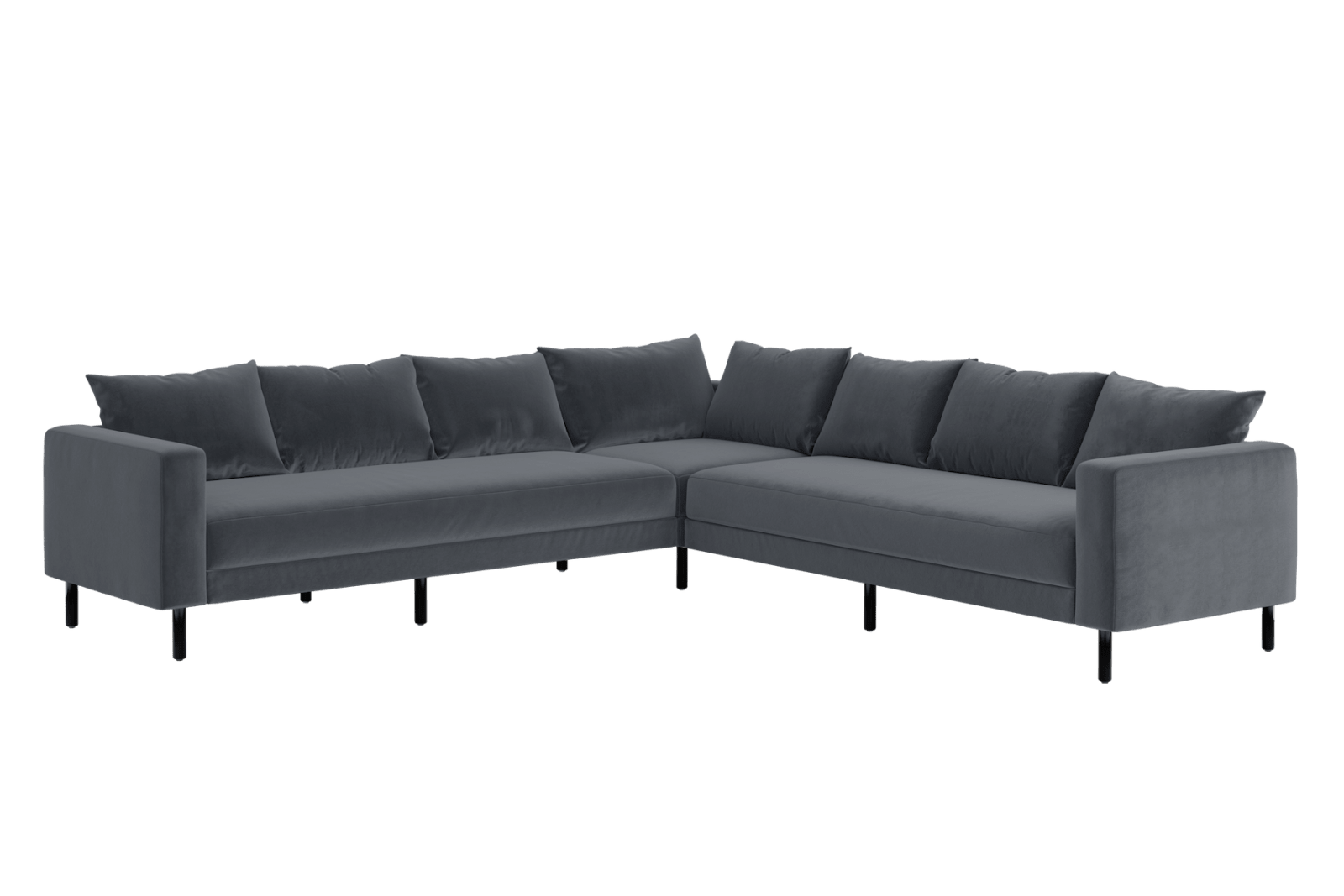 Sabai Design · The Essential Corner Sectional (7 Seat) in Recycled Velvet | socius design in Rochester, MN