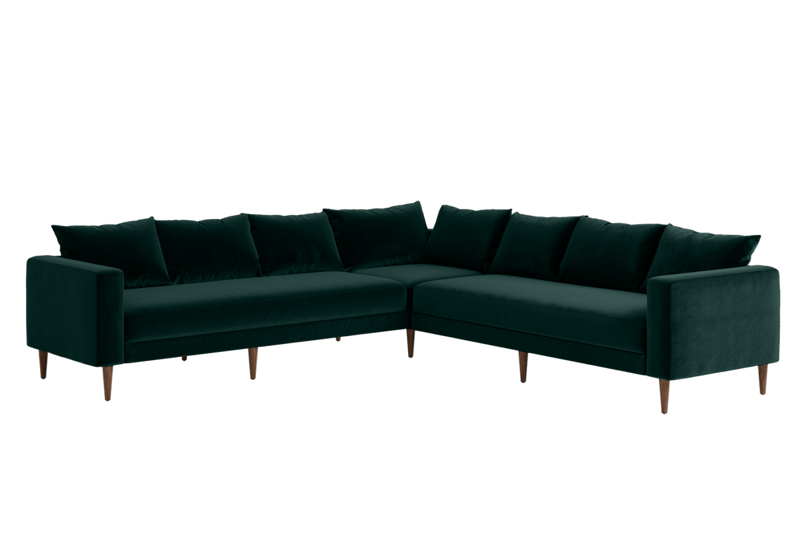 Sabai Design · The Essential Corner Sectional (7 Seat) in Recycled Velvet | socius design in Rochester, MN
