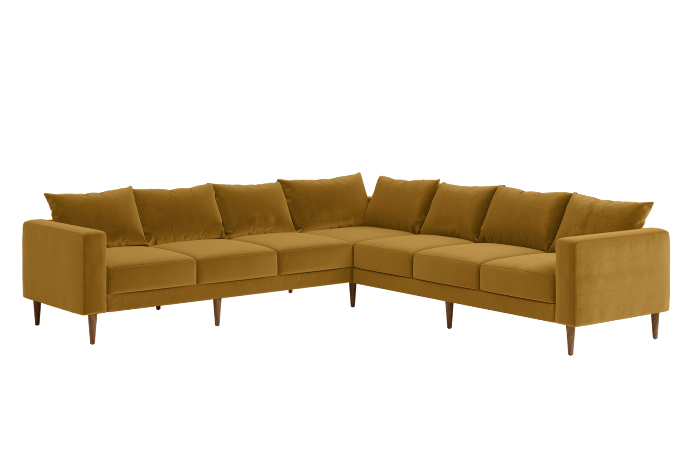 Sabai Design · The Essential Corner Sectional (7 Seat) in Recycled Velvet | socius design in Rochester, MN