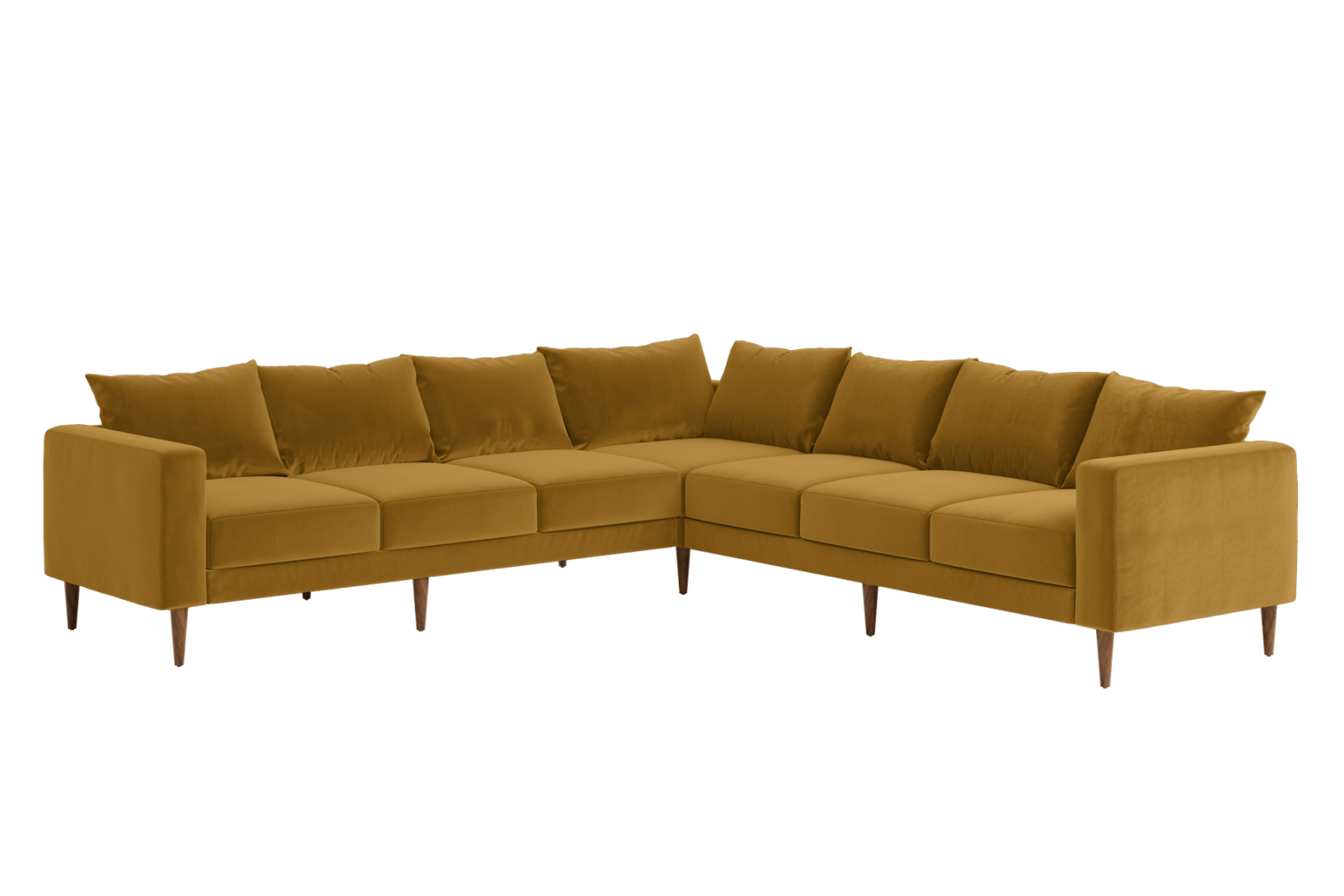 Sabai Design · The Essential Corner Sectional (7 Seat) in Recycled Velvet | socius design in Rochester, MN