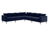 Sabai Design · The Essential Corner Sectional (7 Seat) in Recycled Velvet | socius design in Rochester, MN