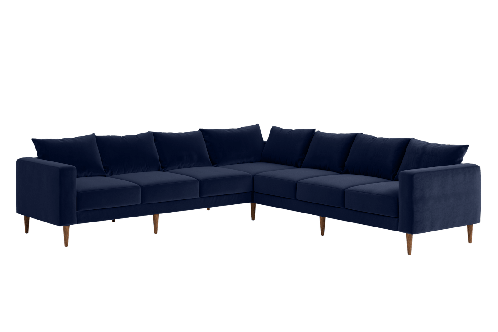 Sabai Design · The Essential Corner Sectional (7 Seat) in Recycled Velvet | socius design in Rochester, MN